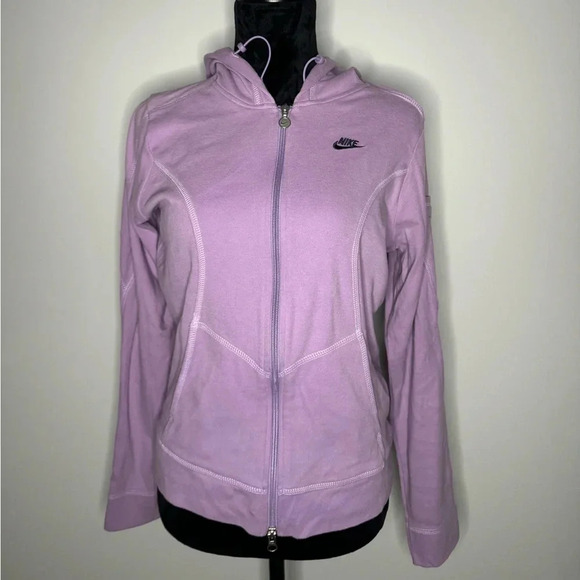 Y2K Nike vintage 2000s full zip up women’s hooded jacket size medium - Picture 1 of 14